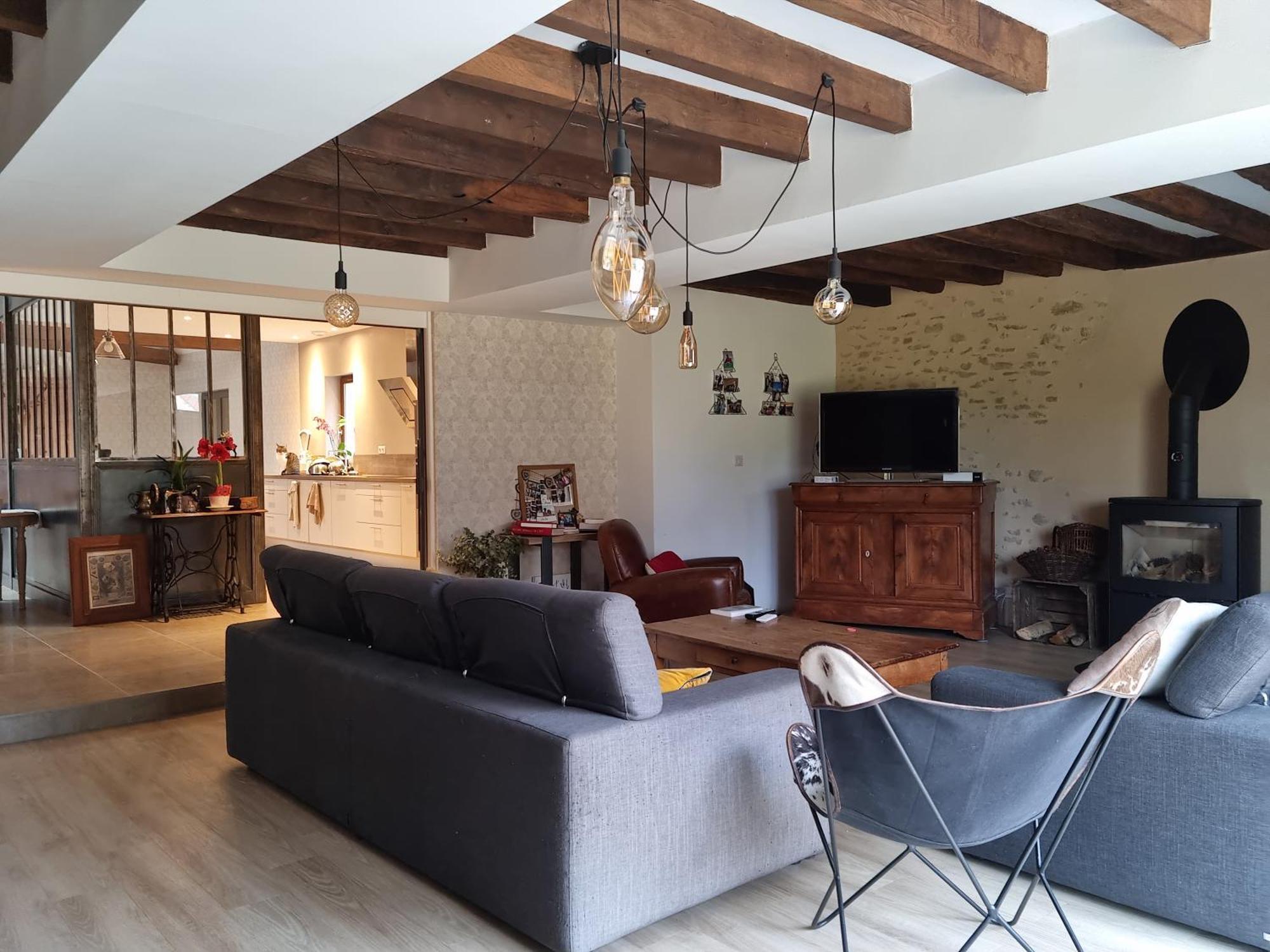 L 'Aupinouse Chambre Double Pivoine Avec Salle D'Eau Privative La Suze-sur-Sarthe Buitenkant foto